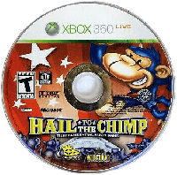 Hail to the Chimp PAL Xbox 360 PAL box art